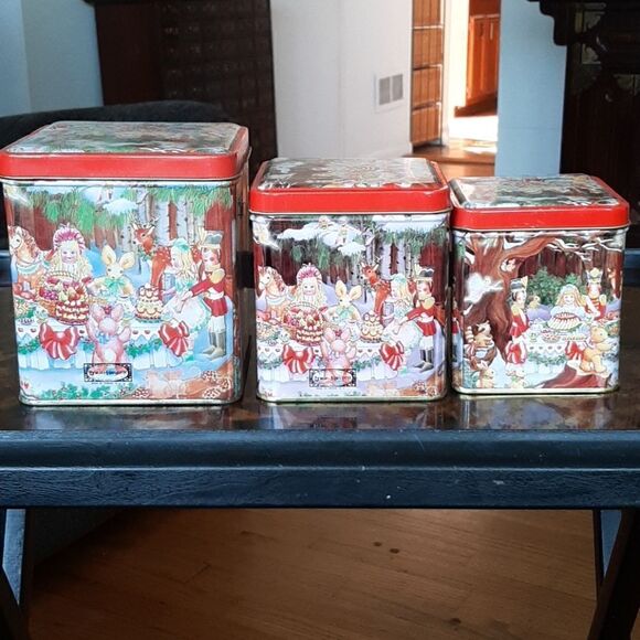 Lynn Hollyn vintage tins  - Picture 1 of 11